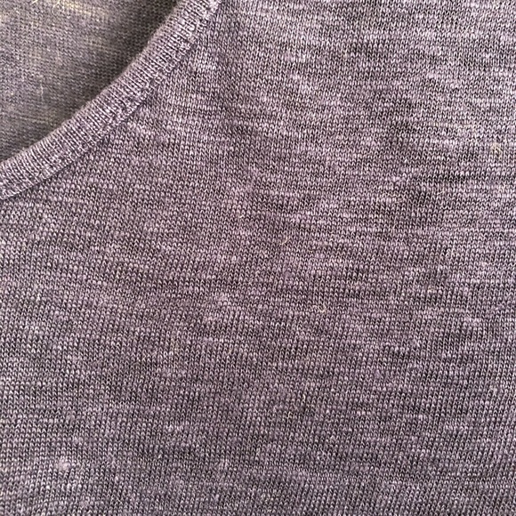 AE Armani Exchange Linen Sheer Short Sleeve TShirt - Picture 4 of 5